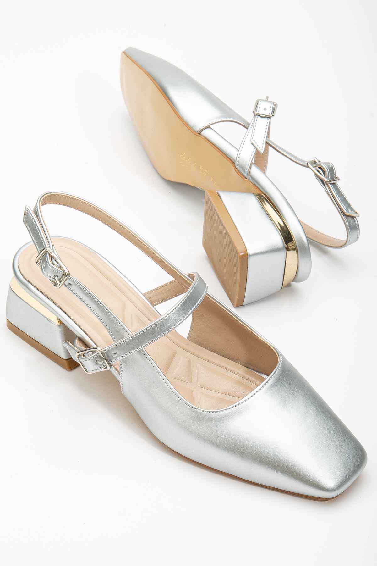Hilda Topuklu Ayakkabı Gümüş