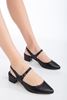 Milena Kısa Topuklu Ayakkabı Siyah
